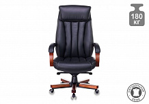 Фото Кресло руководителя T-9922WALNUT мультиблок, до 200 кг, кожа