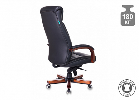Фото Кресло руководителя T-9922WALNUT мультиблок, до 200 кг, кожа 4